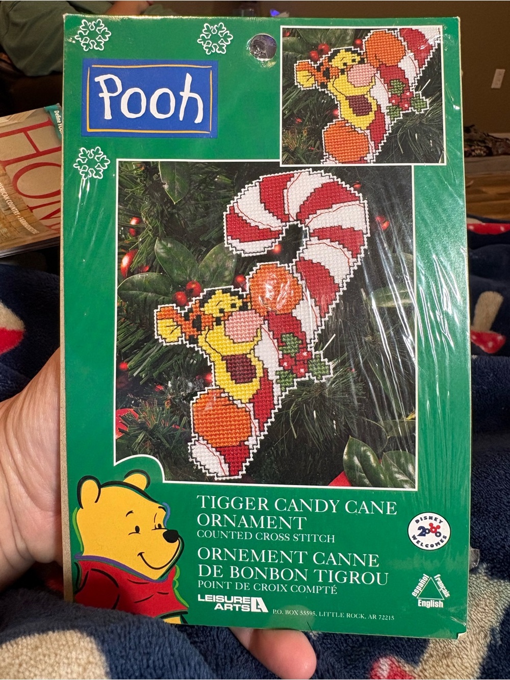Disney Green and White Packaging Close-Up